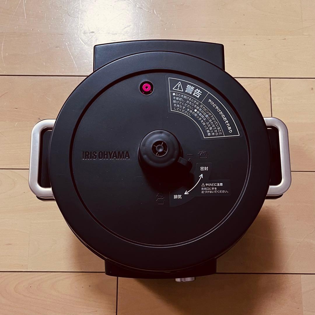 IRIS OHYAMA 電気圧力鍋 ブラック