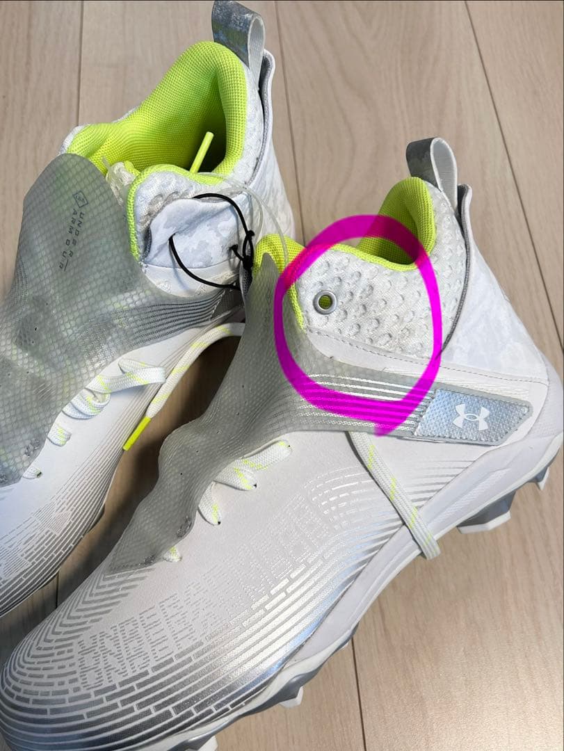 アンダーアーマー メンズ アメフト スパイク Under Armour 28.5