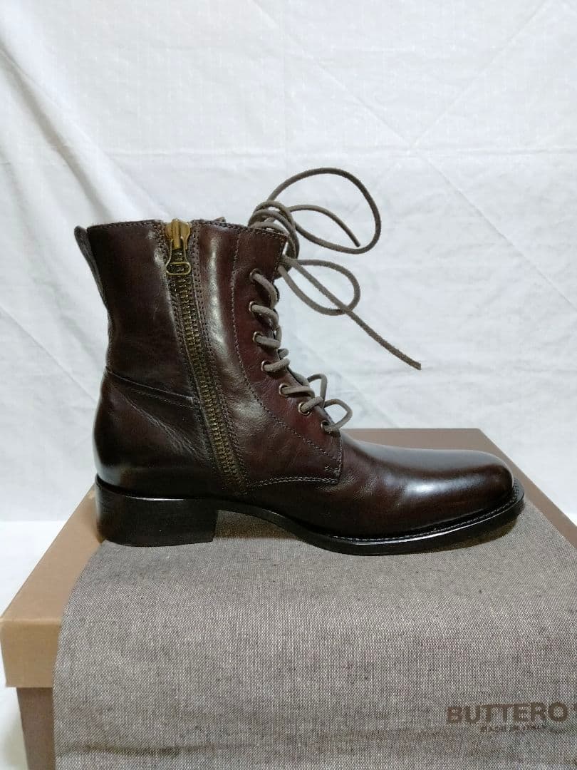 未使用 BUTTERO ブッテロ 7ホール レザー ブーツ B2904 41