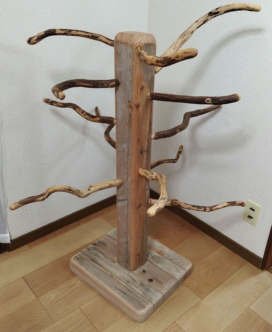 【大型鳥用】くねくね螺旋状♬どっしりバードスタンド