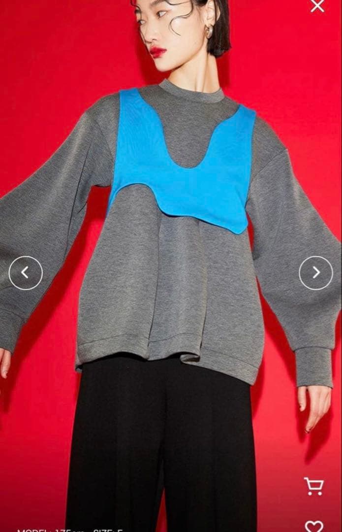 Momoビスチェ&スウェット