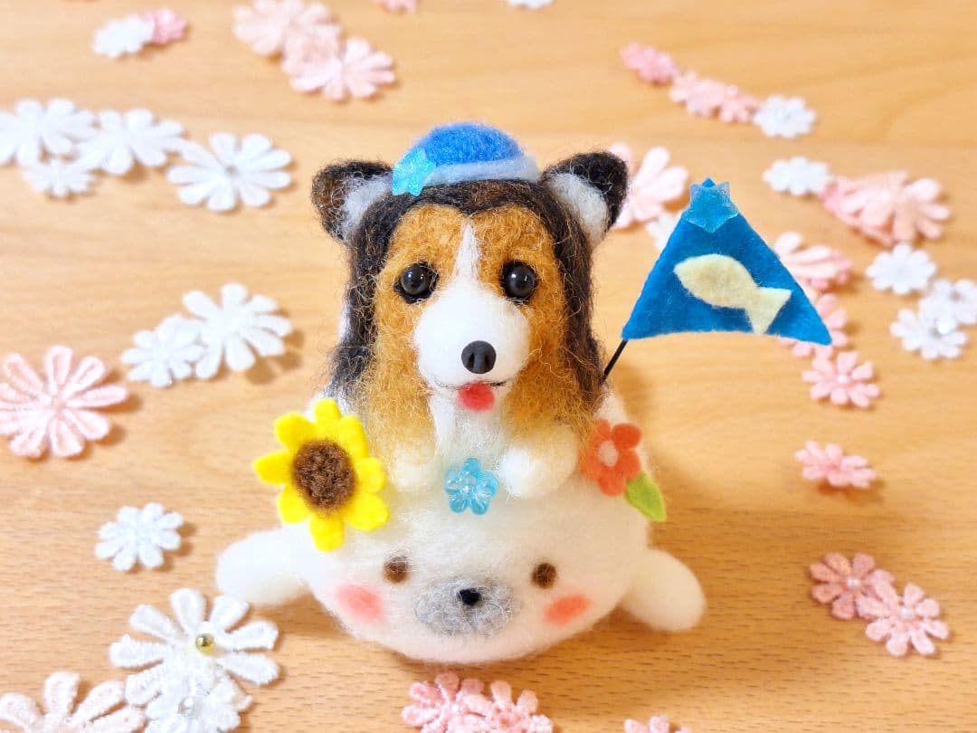 みーたん♪ 羊毛フェルト オーダー 愛犬 シェルティー ☆
