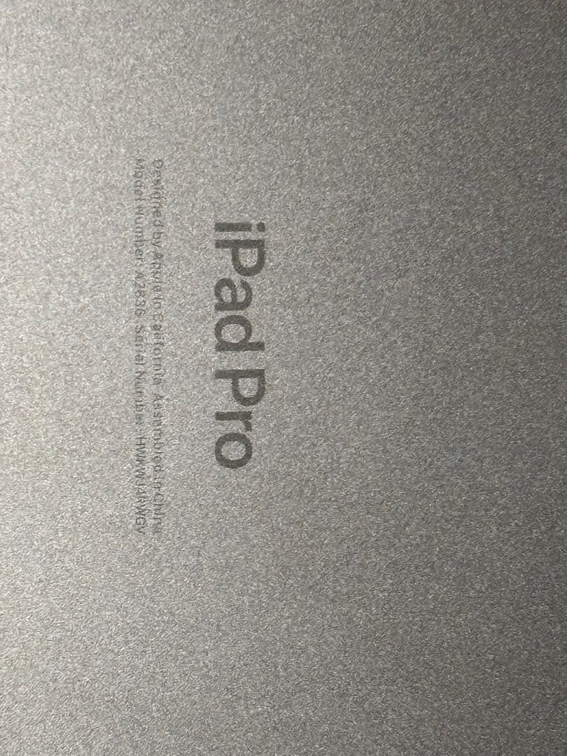 iPad Pro11インチ (M4)256GB WiFiモデル