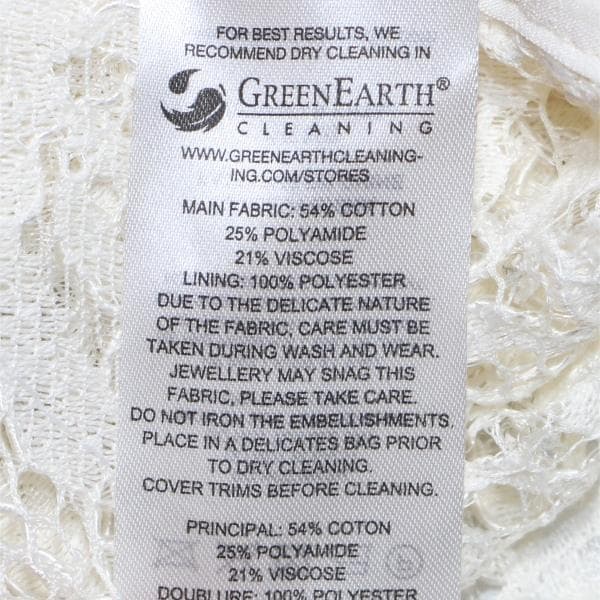 C*Y様 セルフポートレイト ワンピース レース クリーム UK8 未使用 結婚