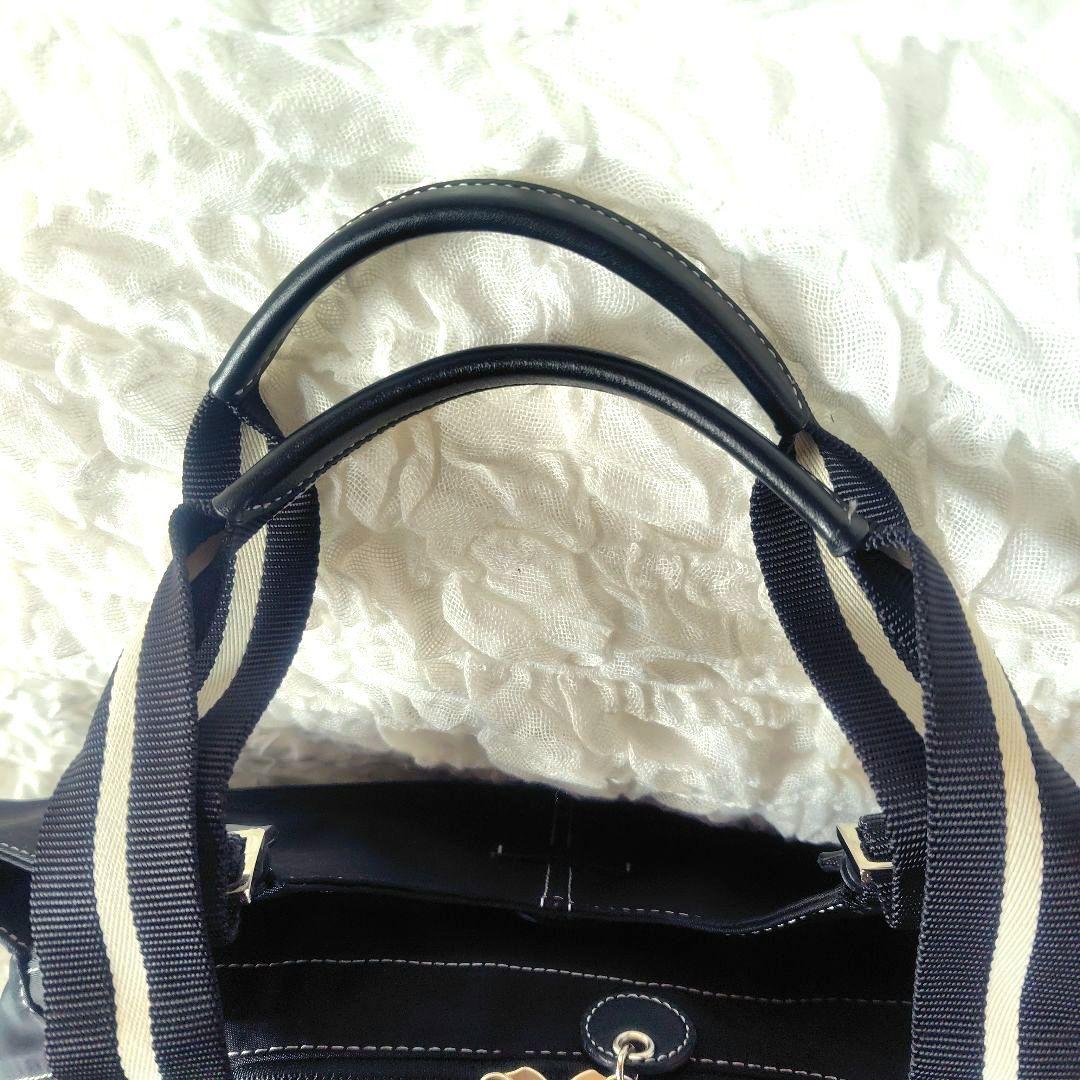 美品　アニエスベー　ハンドバッグ　大きめ　A4収納可　ナイロンバッグ