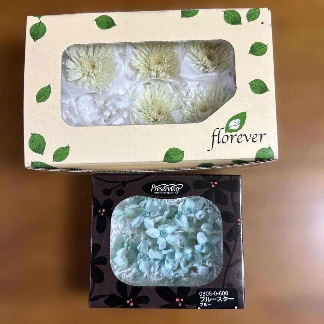 プリザーブドフラワーアレンジメント資材セット.クォーツ時計