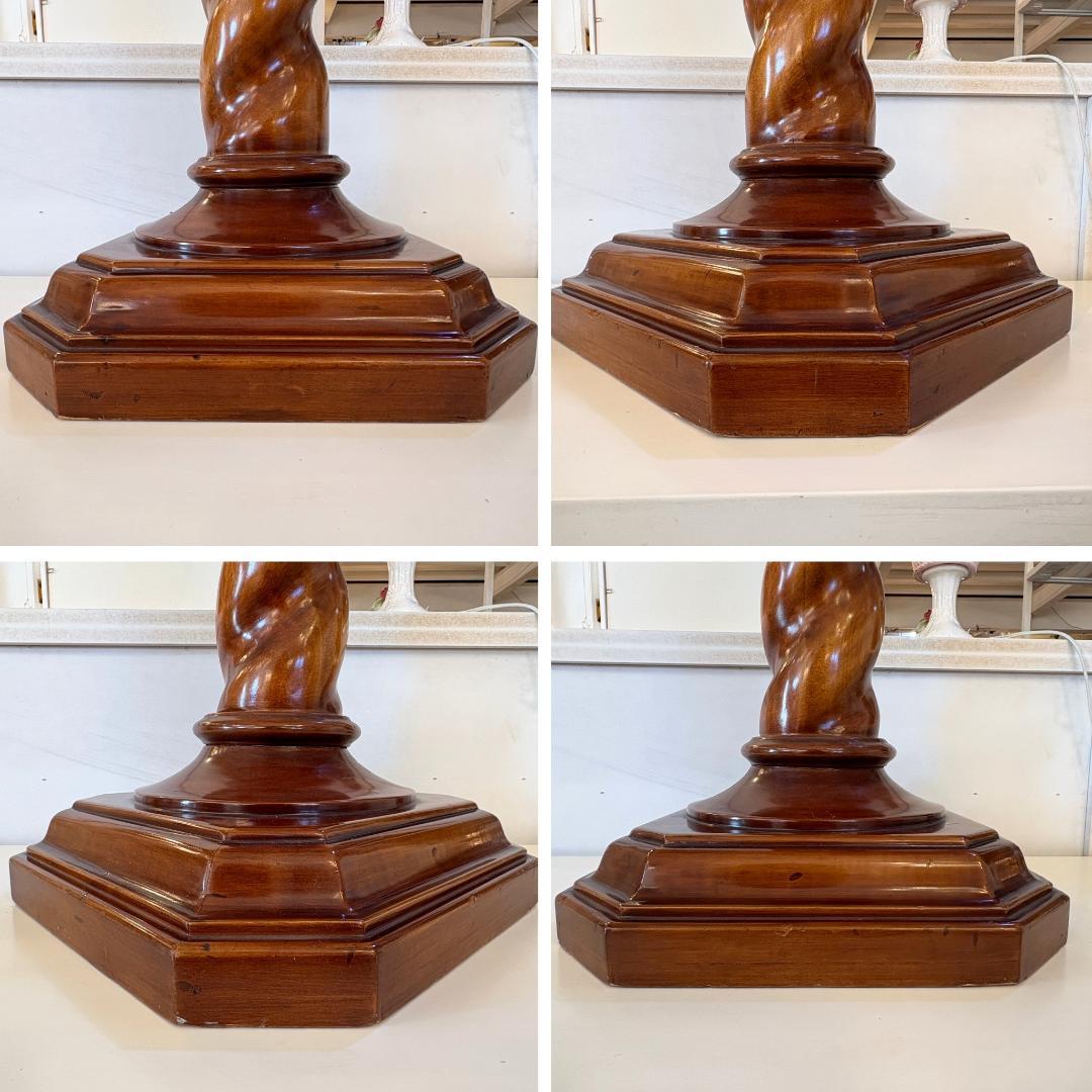 ディスプレイスタンド 木製飾り台 ツイスト支柱 699-549