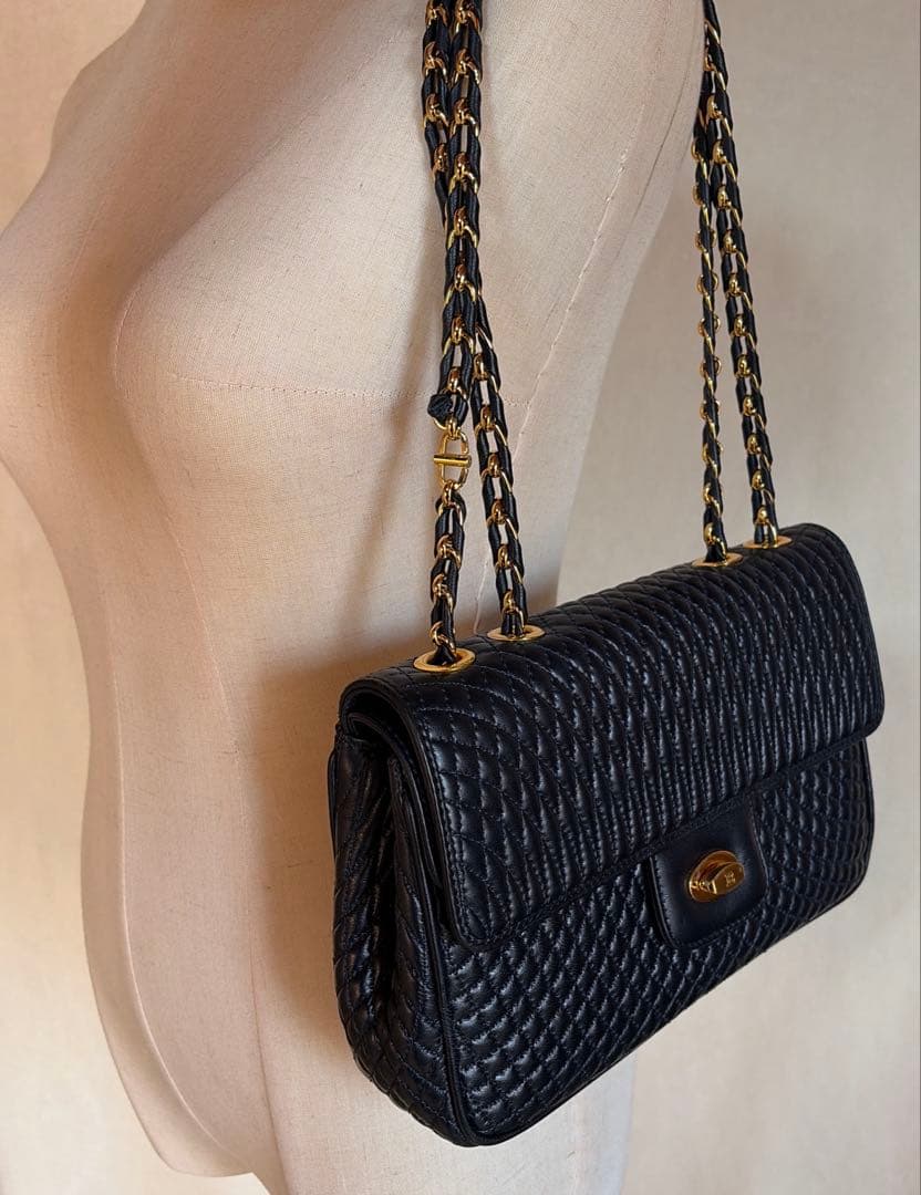 BALLY マトラッセ2way キルティングチェーン ショルダーバック