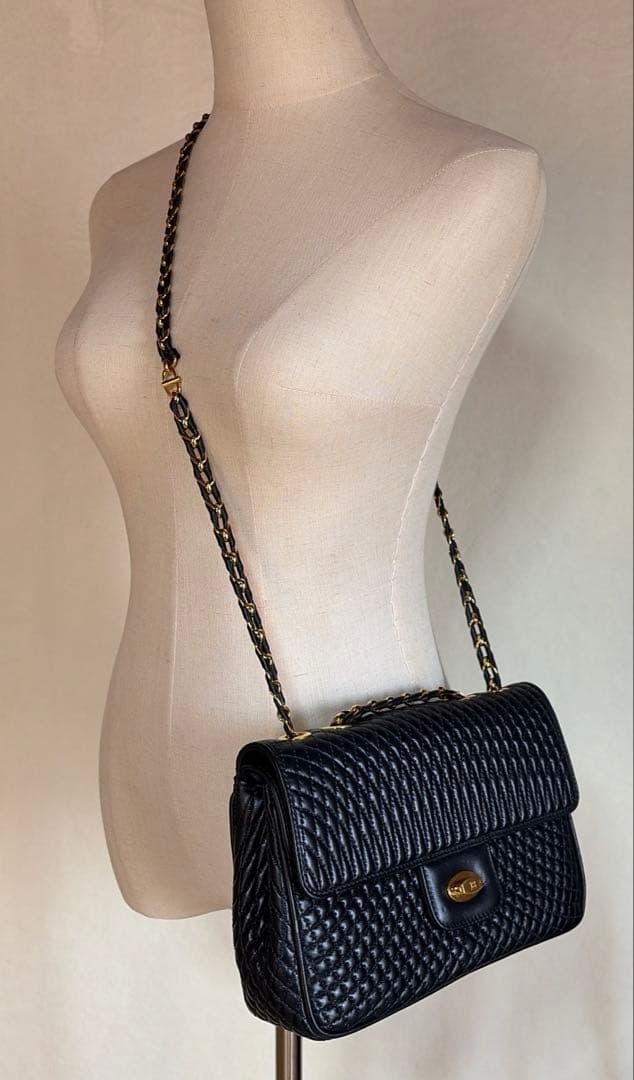 BALLY マトラッセ2way キルティングチェーン ショルダーバック