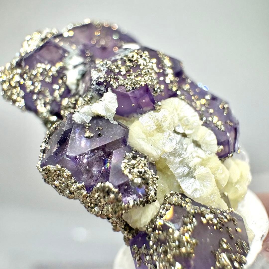 545 中国 内モンゴル産 フローライト&パイライト