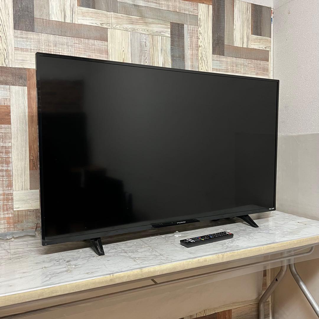 即日受渡❣️全国送フナイ4K50V型地上・BS・110度CSテレビ外付HDD対応