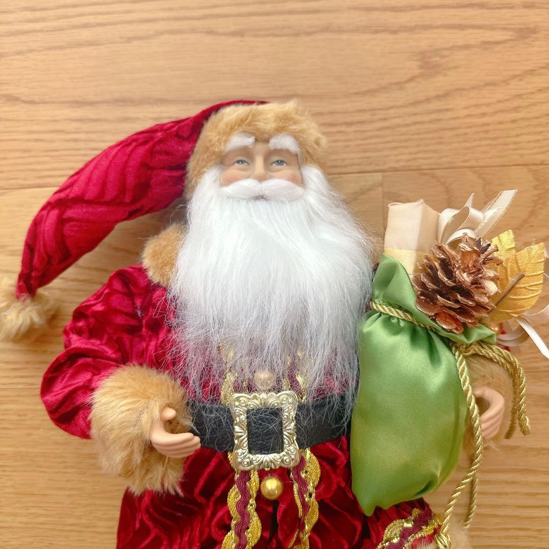 【新品】クリスマス サンタクロース ハルモニア 人形 45cm