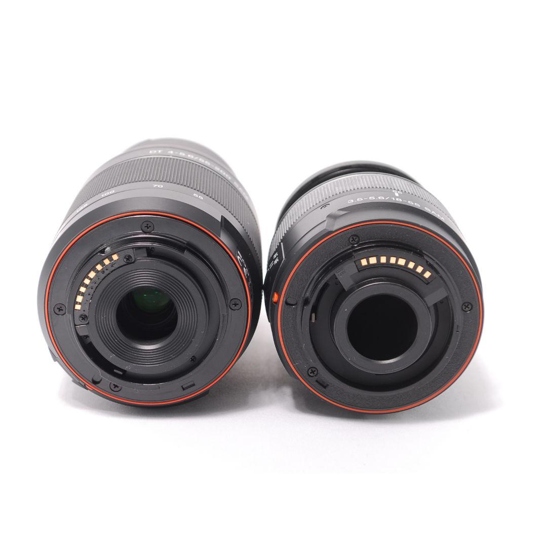 ❤即購入1000円OFF❤ SONY α58 望遠レンズ ダブルズームキット