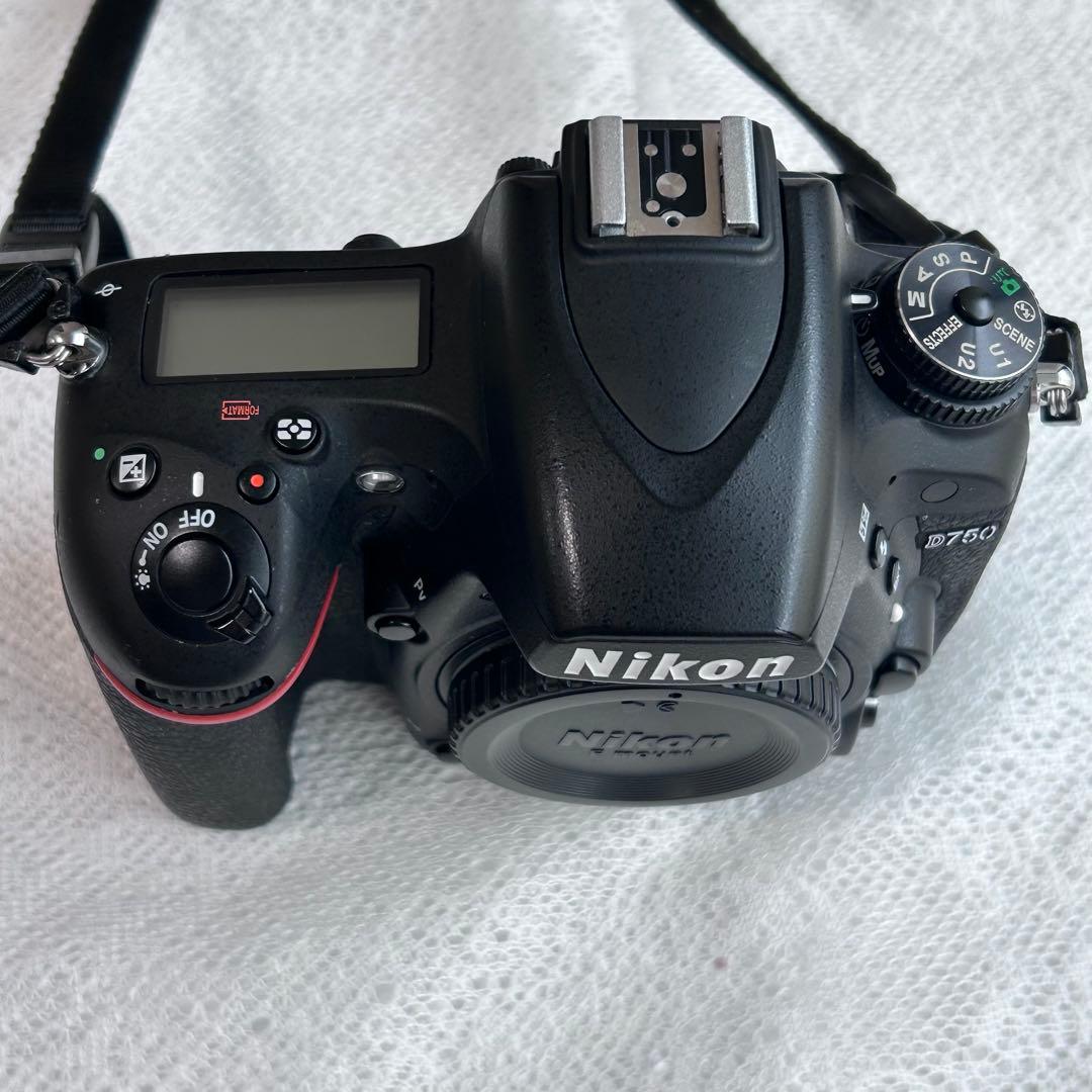Nikon D750 一眼レフカメラ 本体　縦グリップ付き