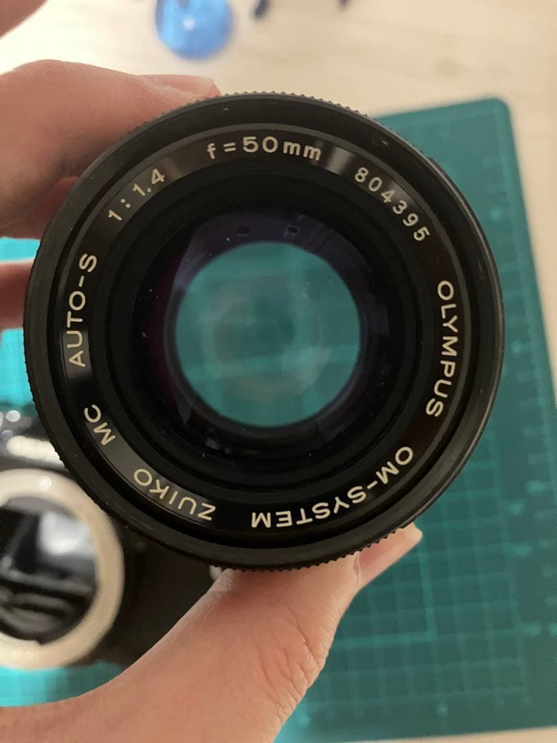 olympus om-2 50mm f1.4レンズ　ケース付