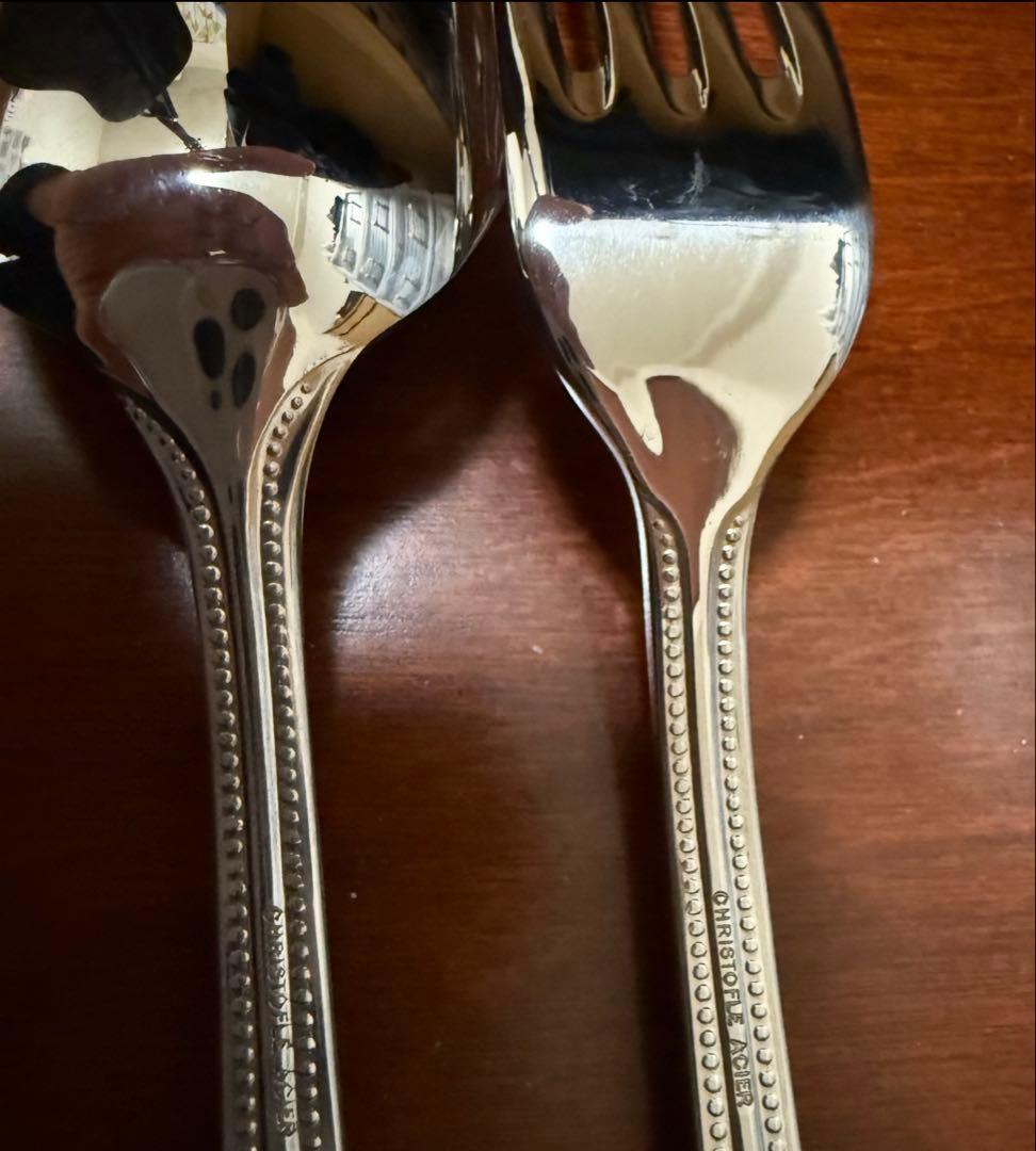 クリストフル カトラリーセット 45本 木箱付き／完品