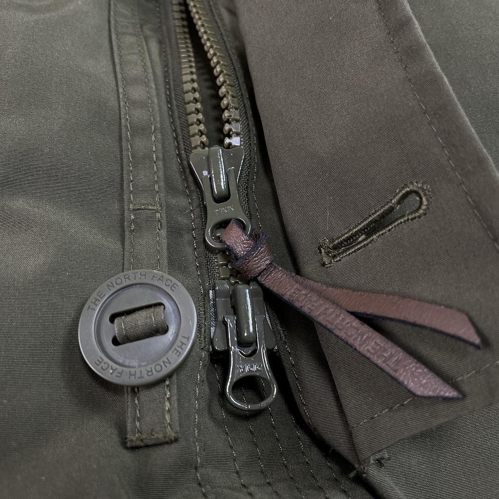 ノースフェイス　ダウンジャケット　ホワイトレーベル　カーキ　メンズS　プロヒート