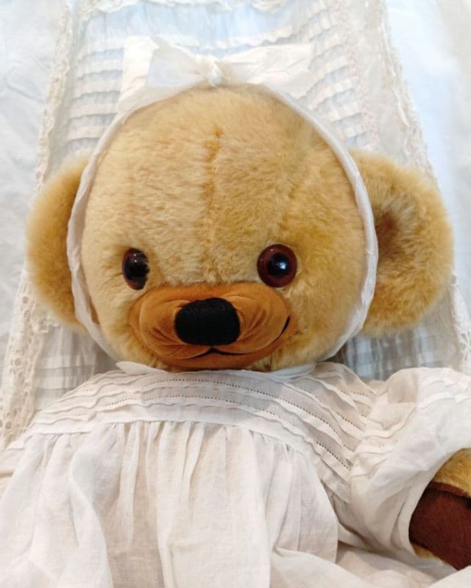 期間限定価格　マスタード色のビンテージ チーキー 43cm