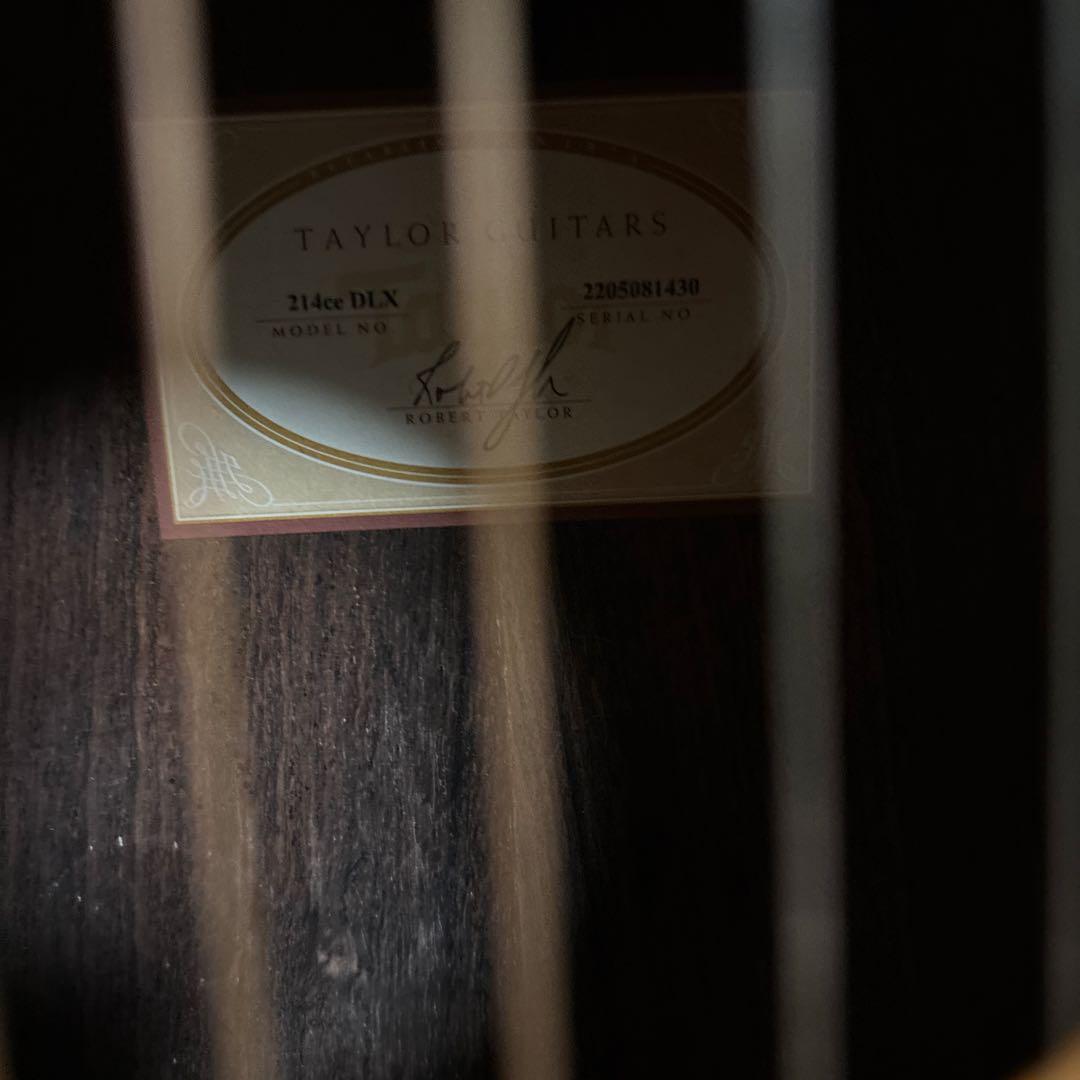 み*ー様 Taylor 214ce DLX 2021年製