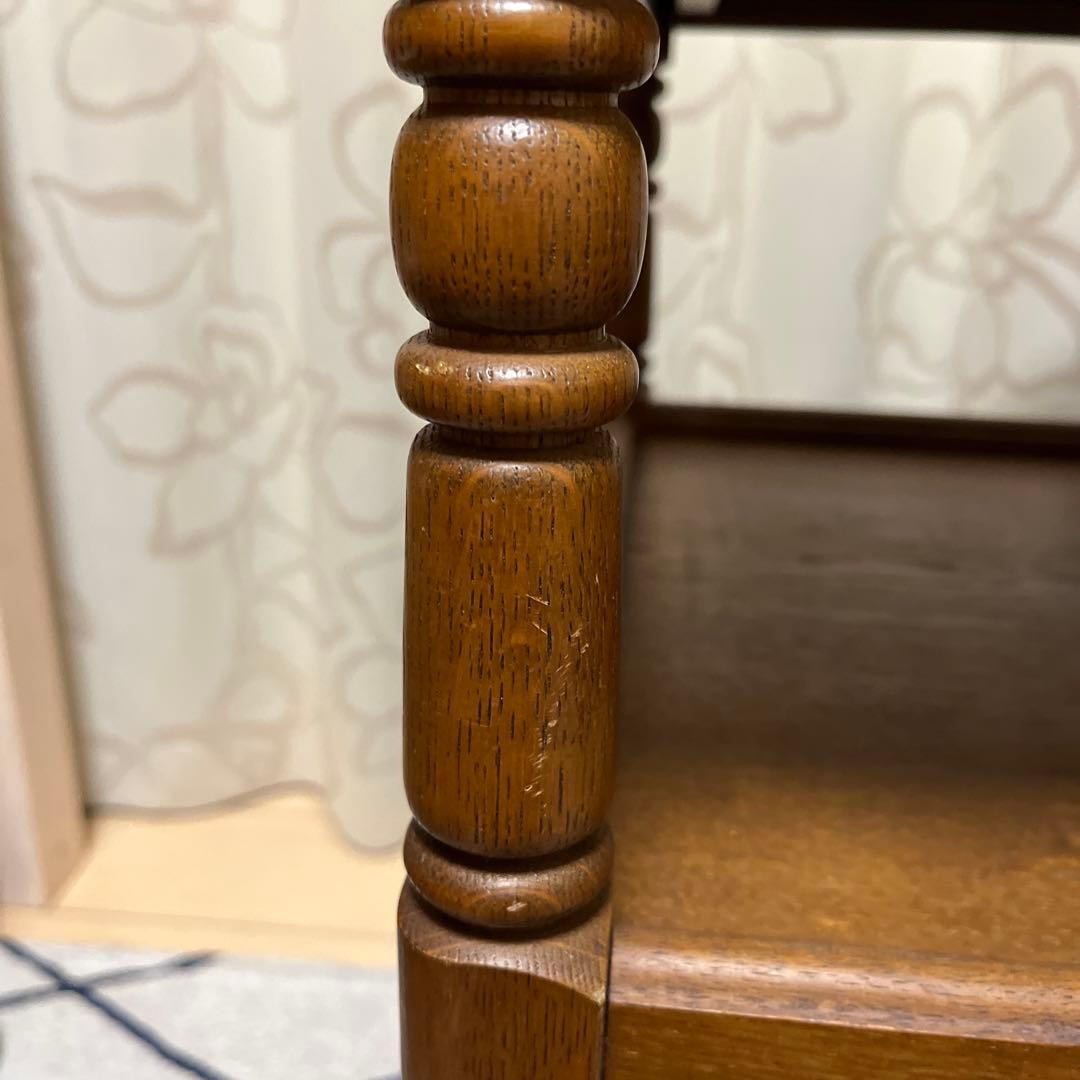 カリモク家具　キッチンワゴン　キャスター交換済