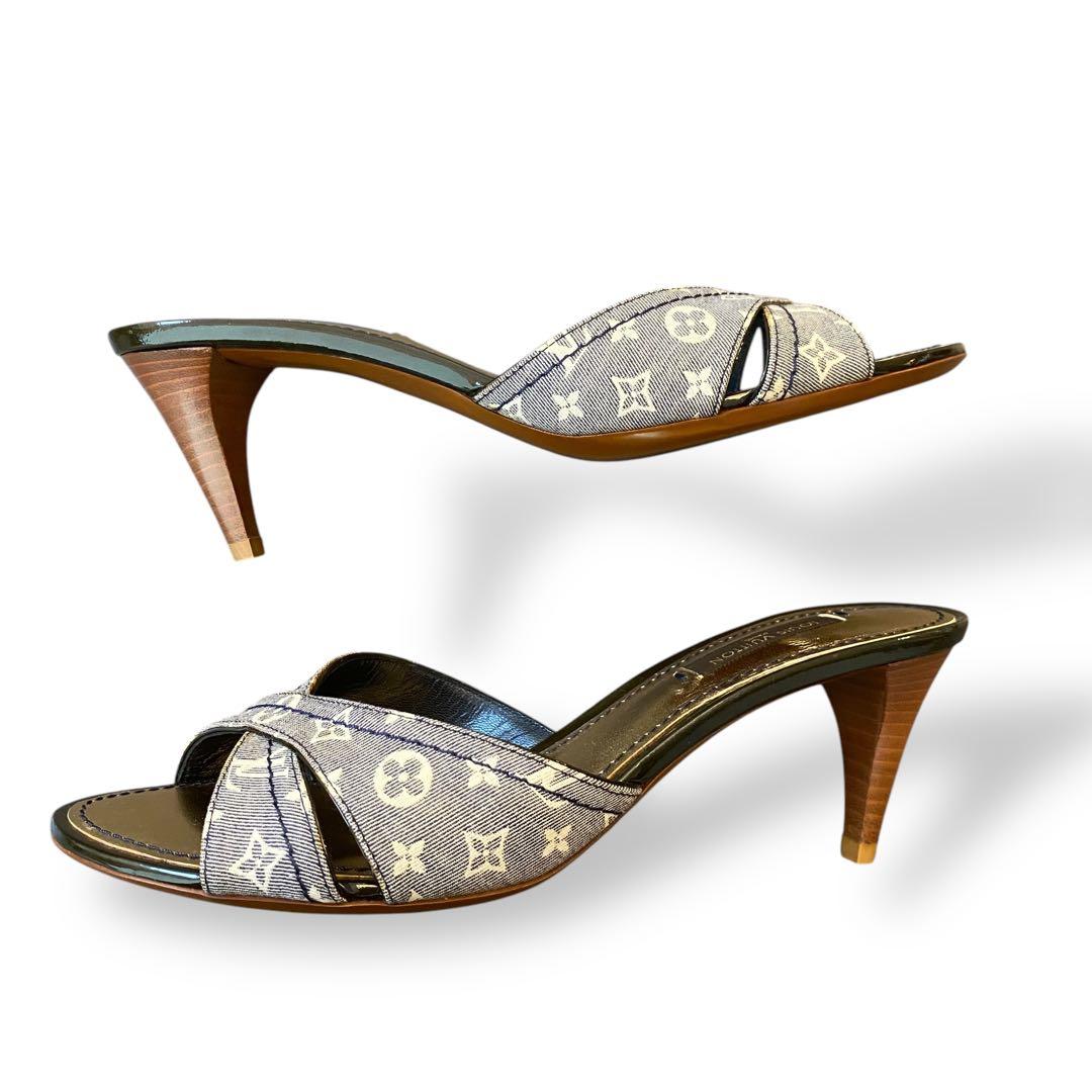 【未使用】LOUIS VUITTON モノグラム　ミュールサンダル　イディール