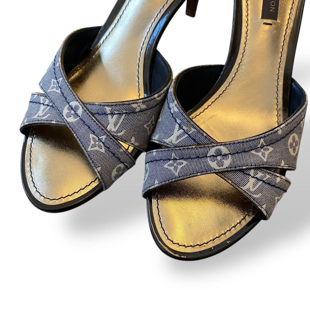 【未使用】LOUIS VUITTON モノグラム　ミュールサンダル　イディール
