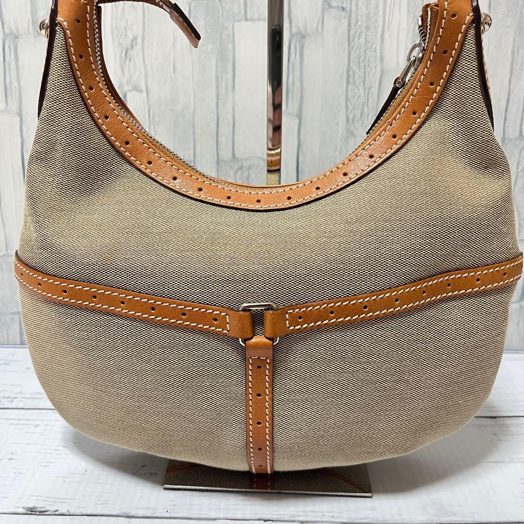 【希少カラー】グッチ インターロッキング ショルダーバッグ レザー キャンバス