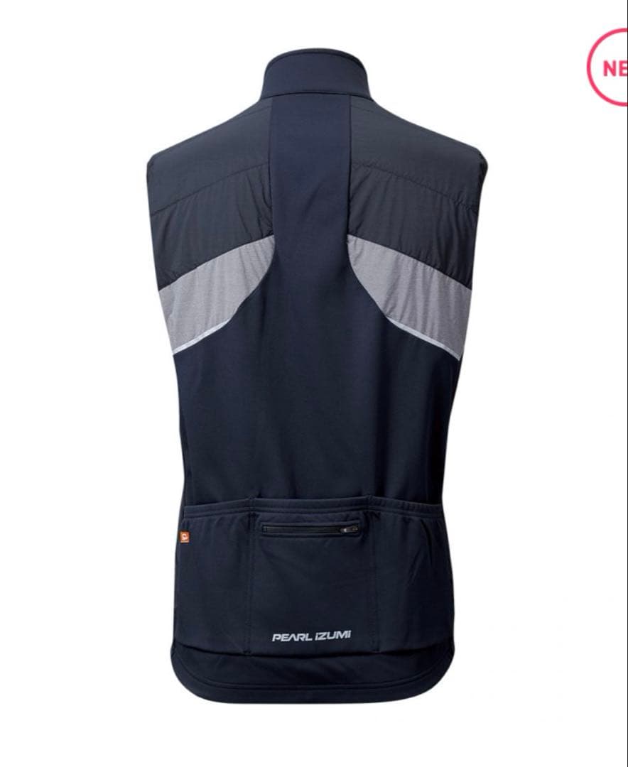 新品　パールイズミ　キルト ベスト ブラック