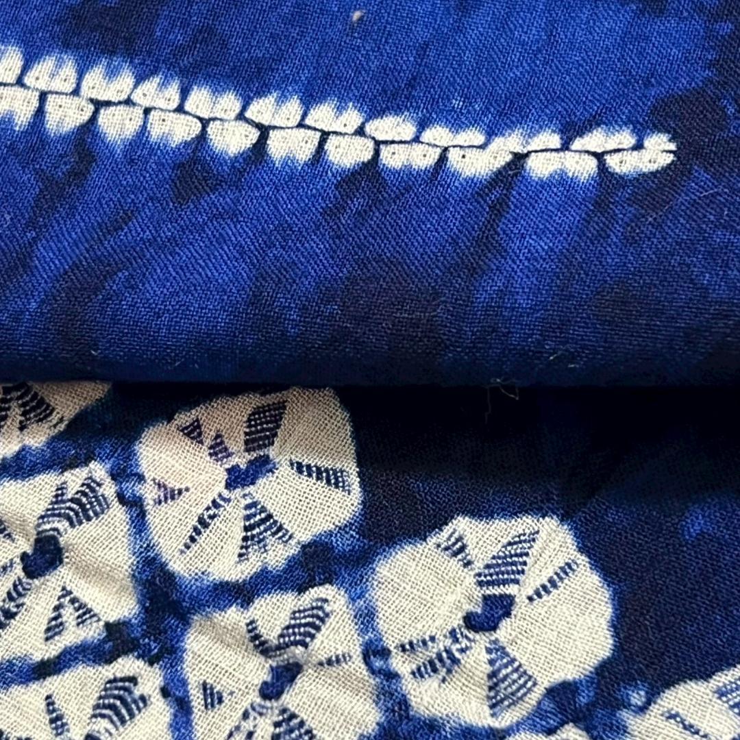 KL3162 有松鳴海絞り 浴衣 身丈159cm 夏着物 木綿