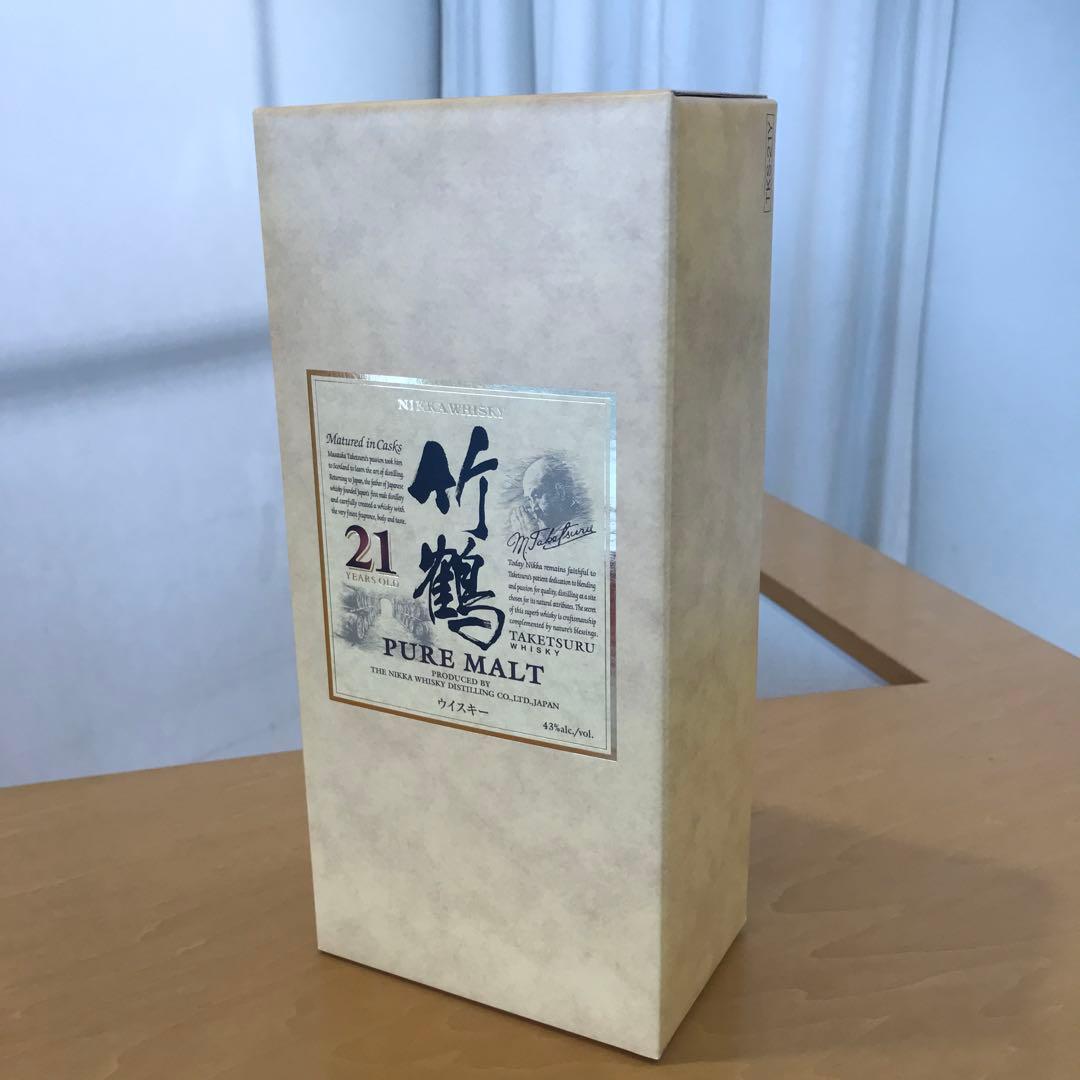 【新品・未開封品】竹鶴 21年 ピュアモルトウイスキー
