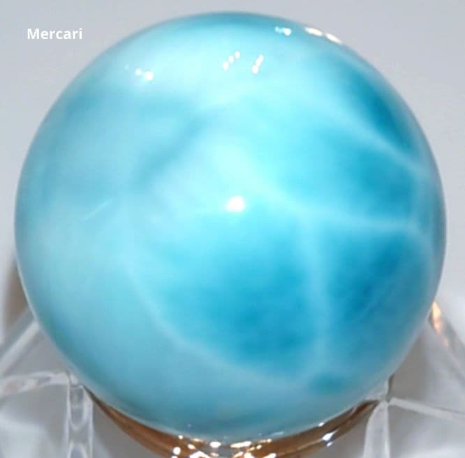 極上ラリマー　スフィア　28mm大玉