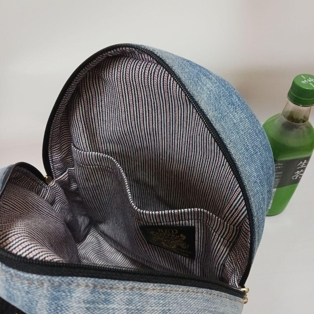 ミント　リメイクデニムバッグ①トートバッグ②ボディバッグ