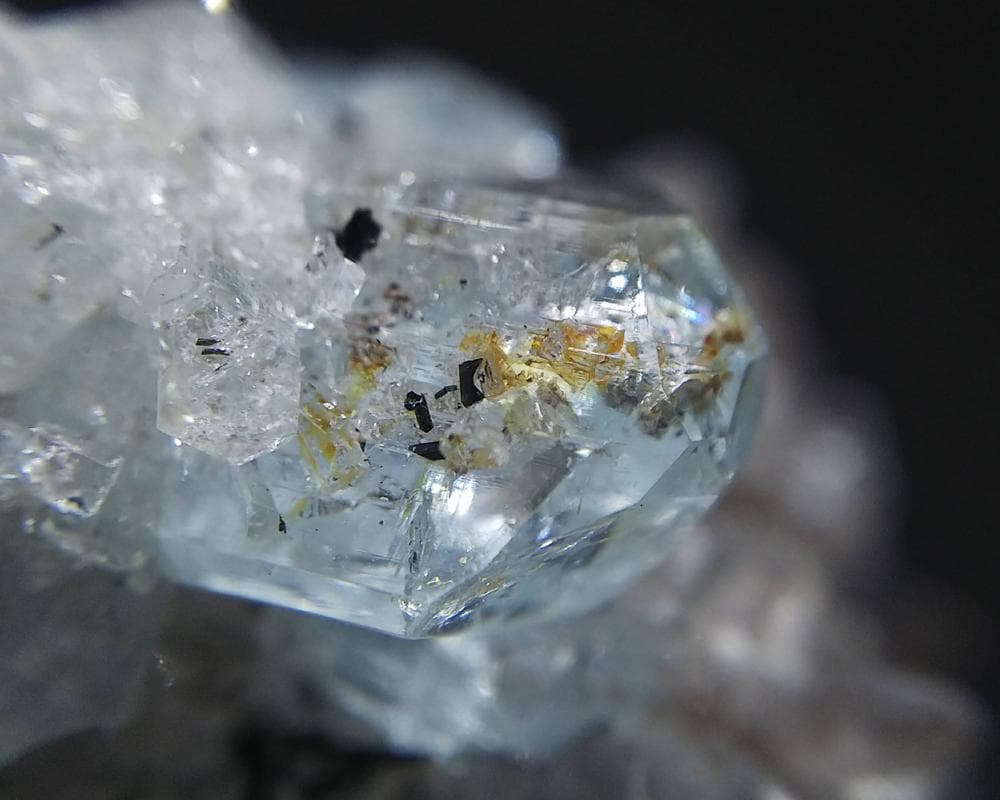 334 宝石質 クラスター アクアマリン スモーキークォーツ トルマリン