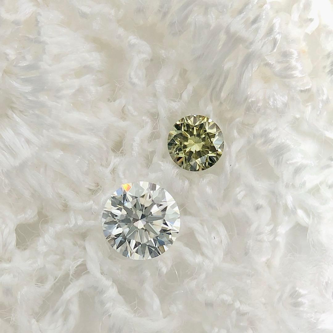 0.032ct Fancy Gray Green SI-2 カメレオンダイヤ