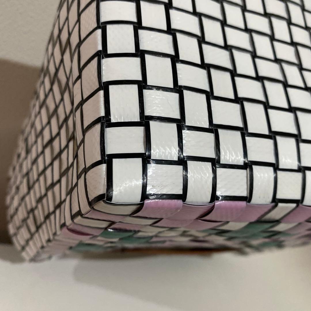 N*☆様 【新品・未使用】マルニマーケット かごバッグ ステンシルバッグ 白 フ