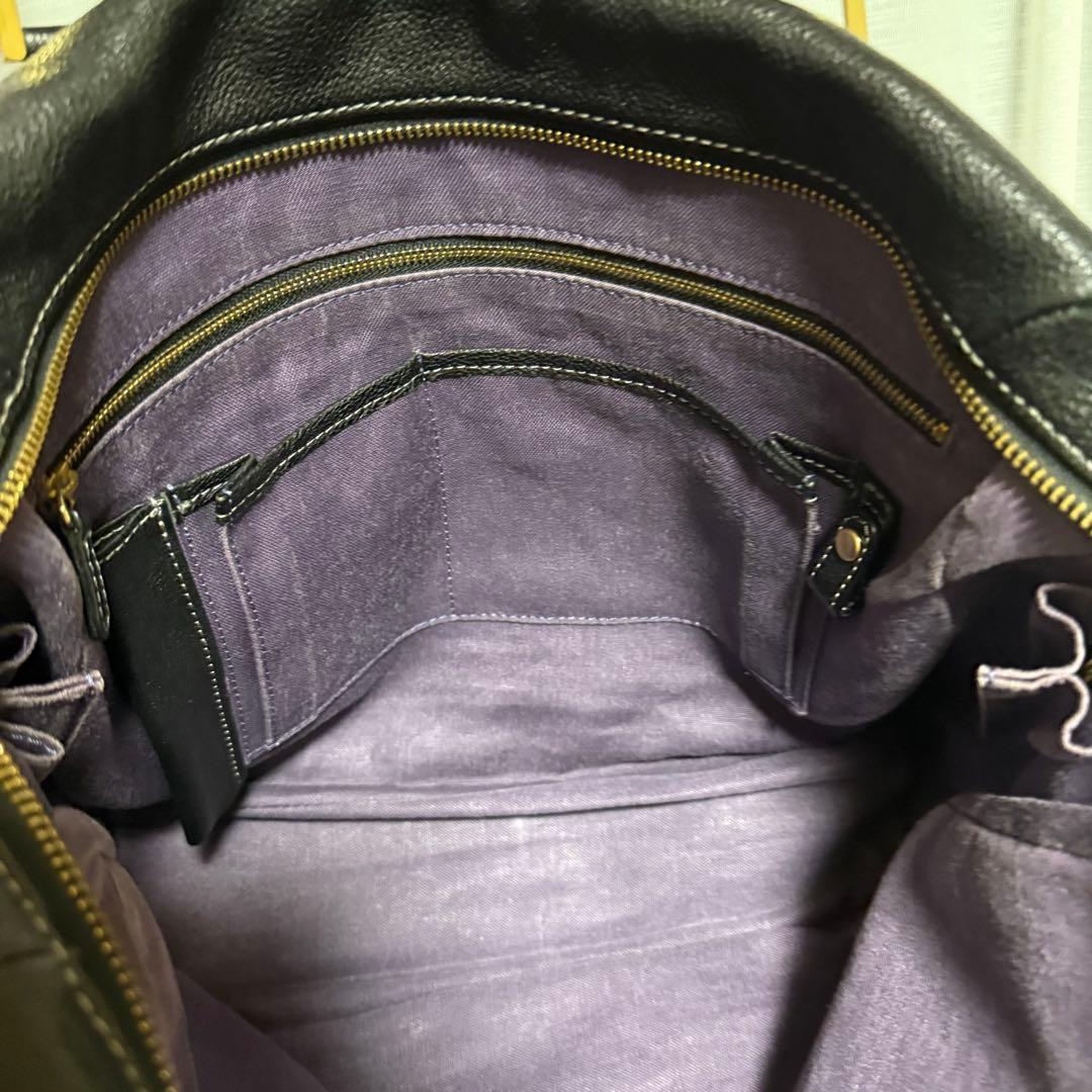 ⭐️未使用級⭐️　土屋鞄　アジール　キャリア　ビジネスバッグ　ブラック　レザー