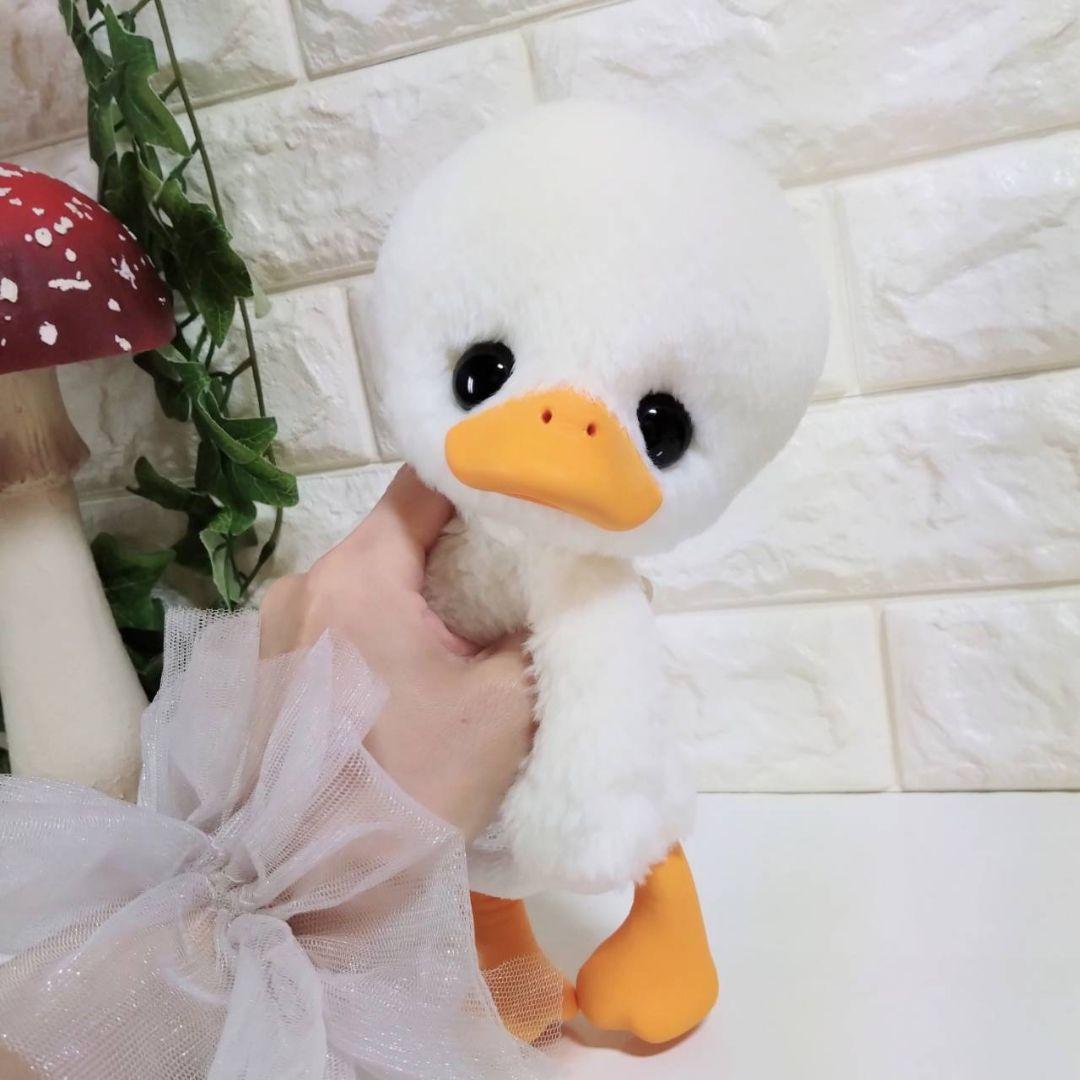 ぬいぐるみ✽アートドール✽アヒルのぴっぴちゃん✽大サイズ