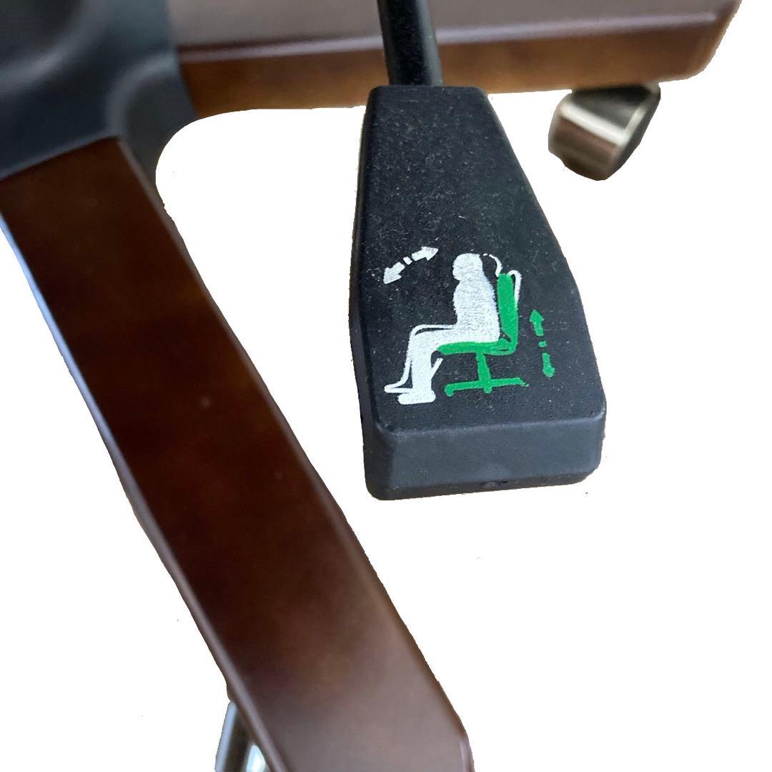 【8月末まで限定サマーSALE！】デスクチェア　チョコレートブラウンヴィンセント