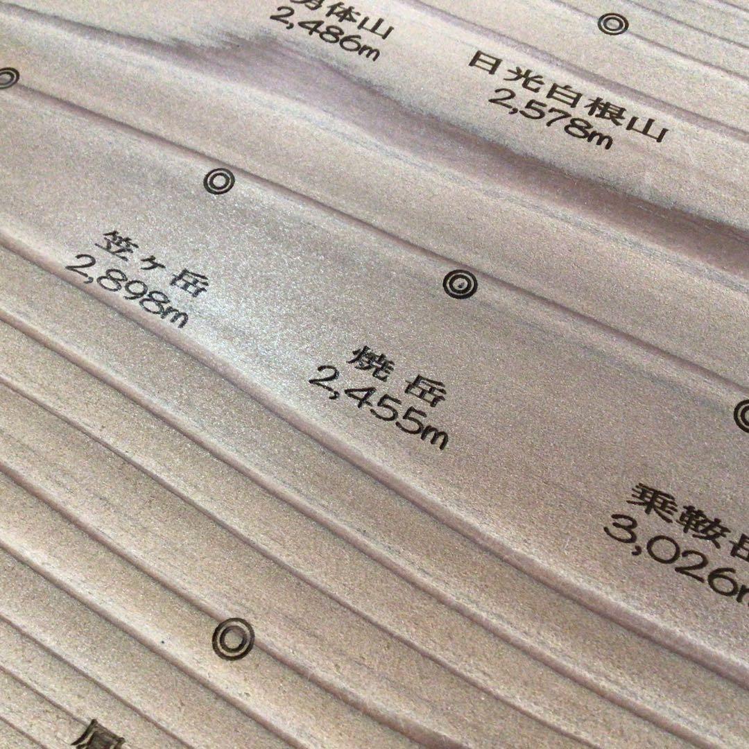 百名山バッチボード(約100cm×約29cm 厚み2cm)