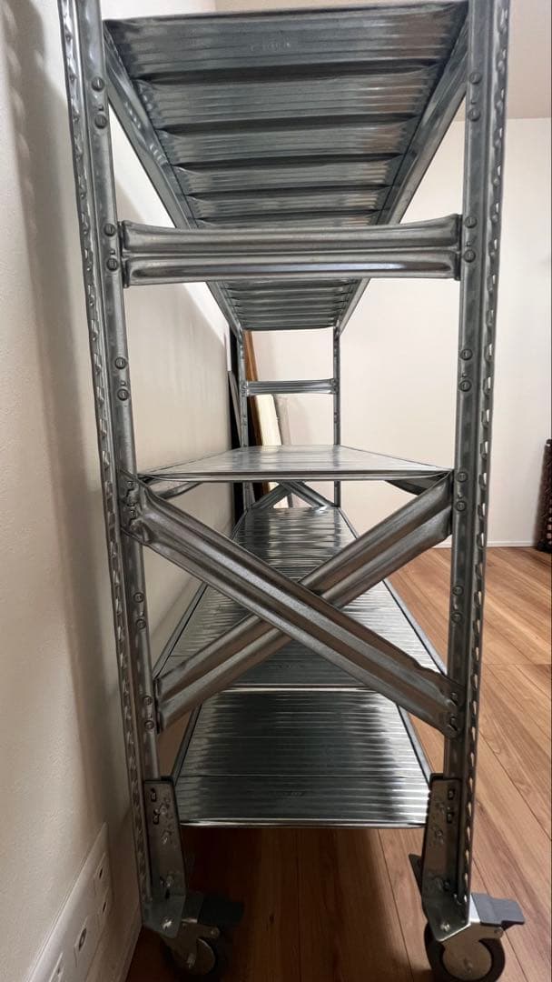 お引き取り限定　藤沢市　中古　LSISTEM メタルシステム　ラック