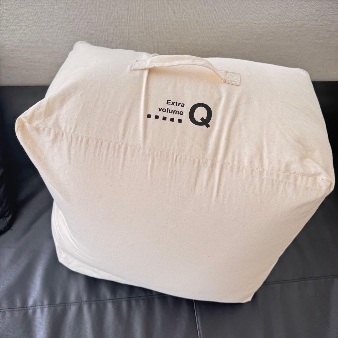 美品　無印良品　羽毛掛ふとん・二層式　クイーン　210x210cm 掛け布団