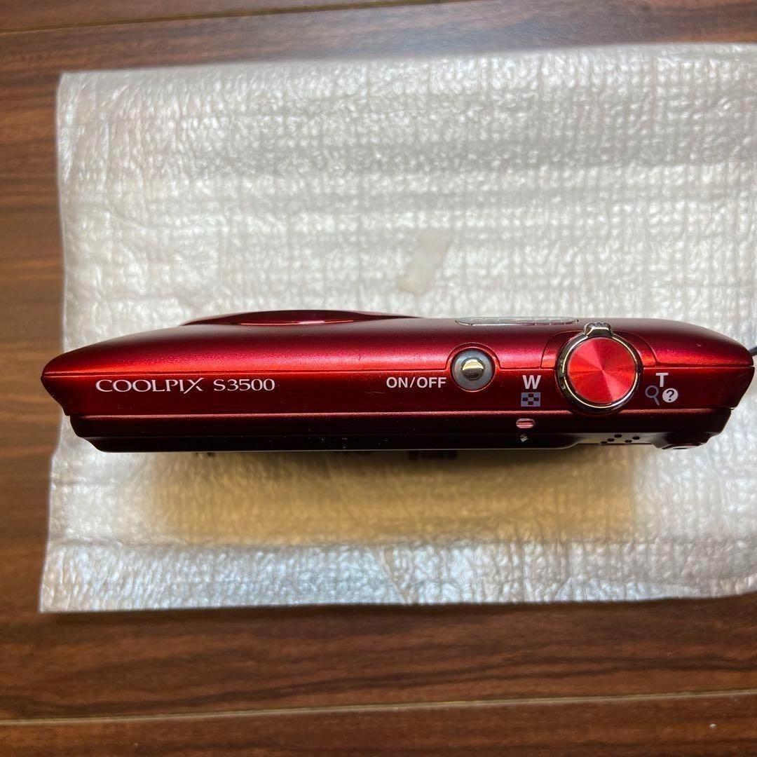 Nikon coolpix S3500 レッド デジカメ 2722