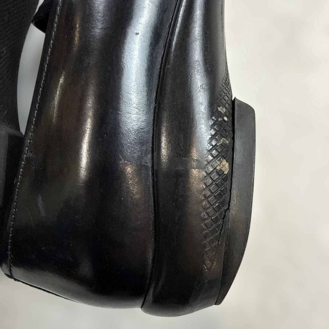 PRADAプラダ　三角プレートロゴ　ローファー　ブラック　サイズ7 1/2