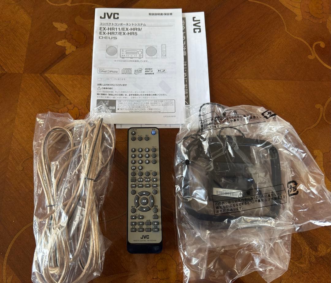 JVC Victor EX-HR9 ウッドコーンスピーカー ミニコンポ