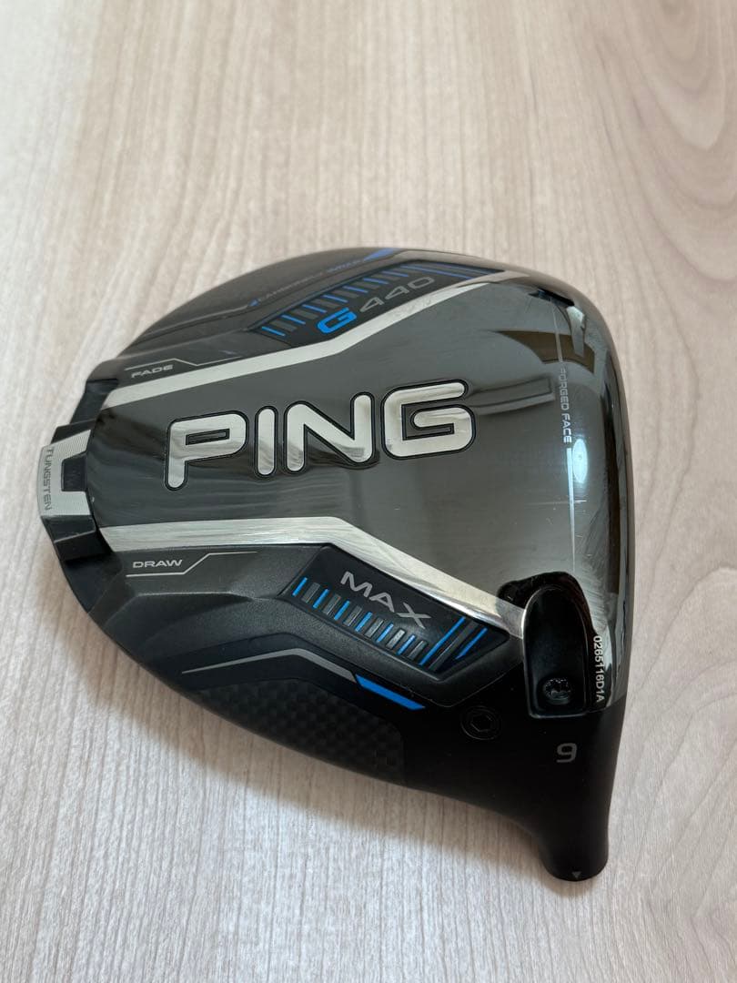 PING G440 MAX 9度 【ヘッドのみ】HC/レンチ付き