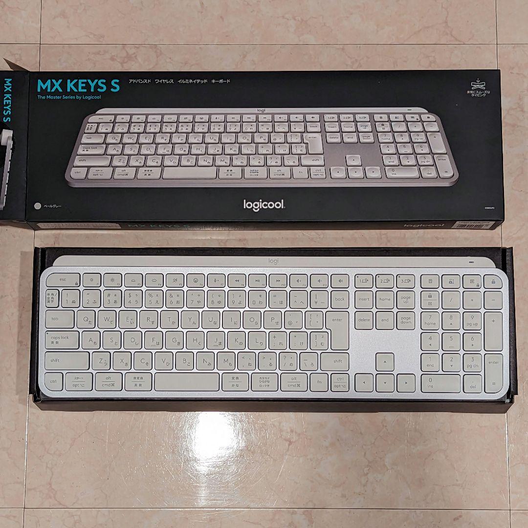 ロジクール MX KEYS S 日本語配列 KX800sPG ペールグレー
