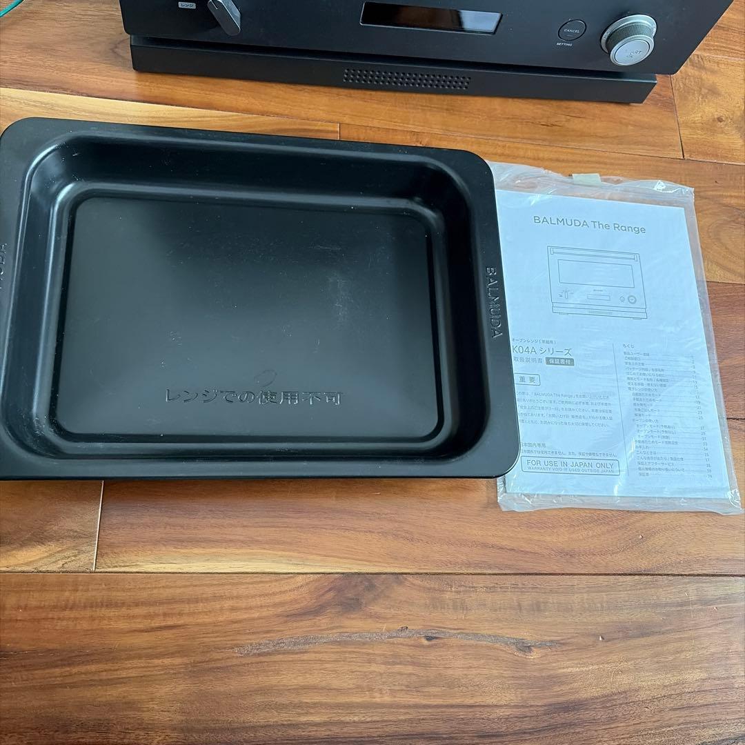 【ジャンク】BALMUDA The Range K04A-BK オーブンレンジ