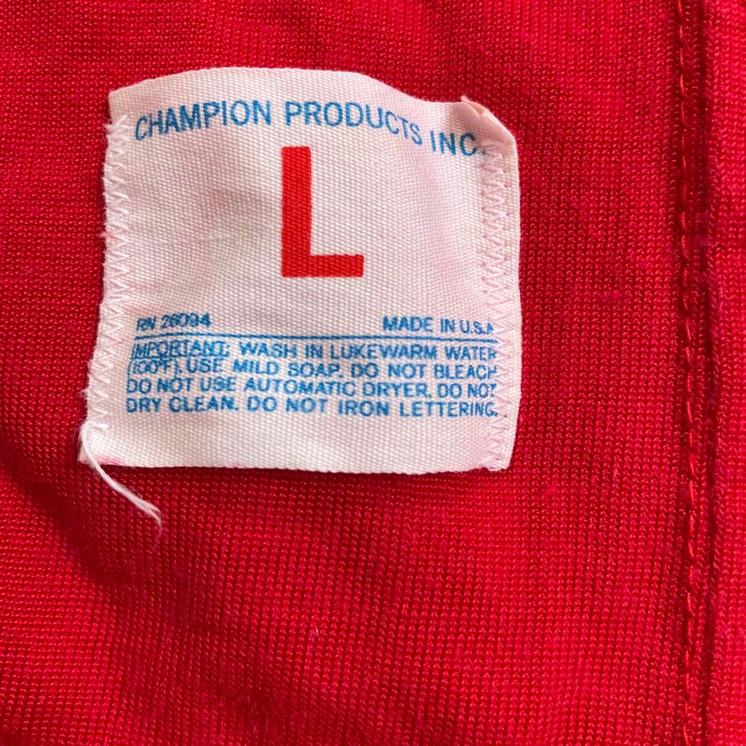 ビンテージ　70年代　チャンピオン　フットボールシャツ　長袖　ナンバリング
