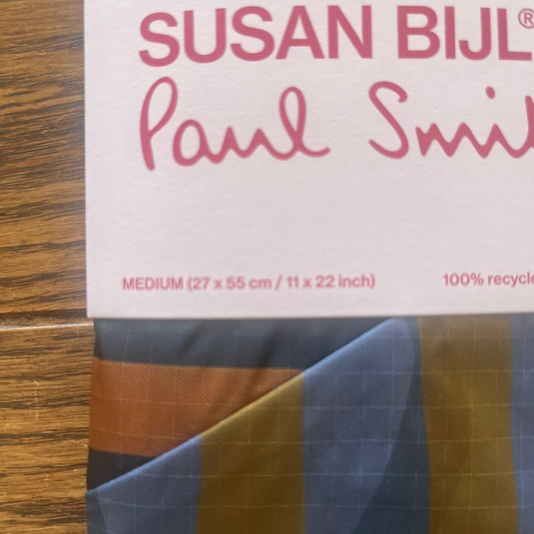 スーザンベルSUSAN BIJLポールスミス　エコバッグM 国内未発売　新品