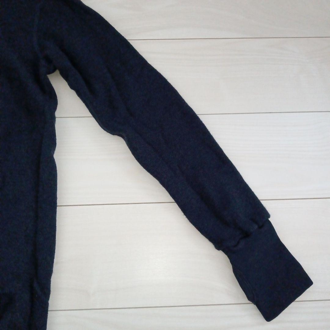 ウールパワー フルジップ ジャケット 400 サイズM ネイビー